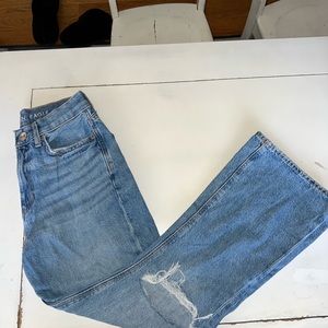 American Eagle mom jeans, size : 0